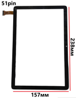 Тачскрин (сенсорное стекло) для планшета HZYCTP-103365 51pin