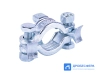 Хомут силовой двухболтовый сталь SK 49 1-1/4" с фиксаторами