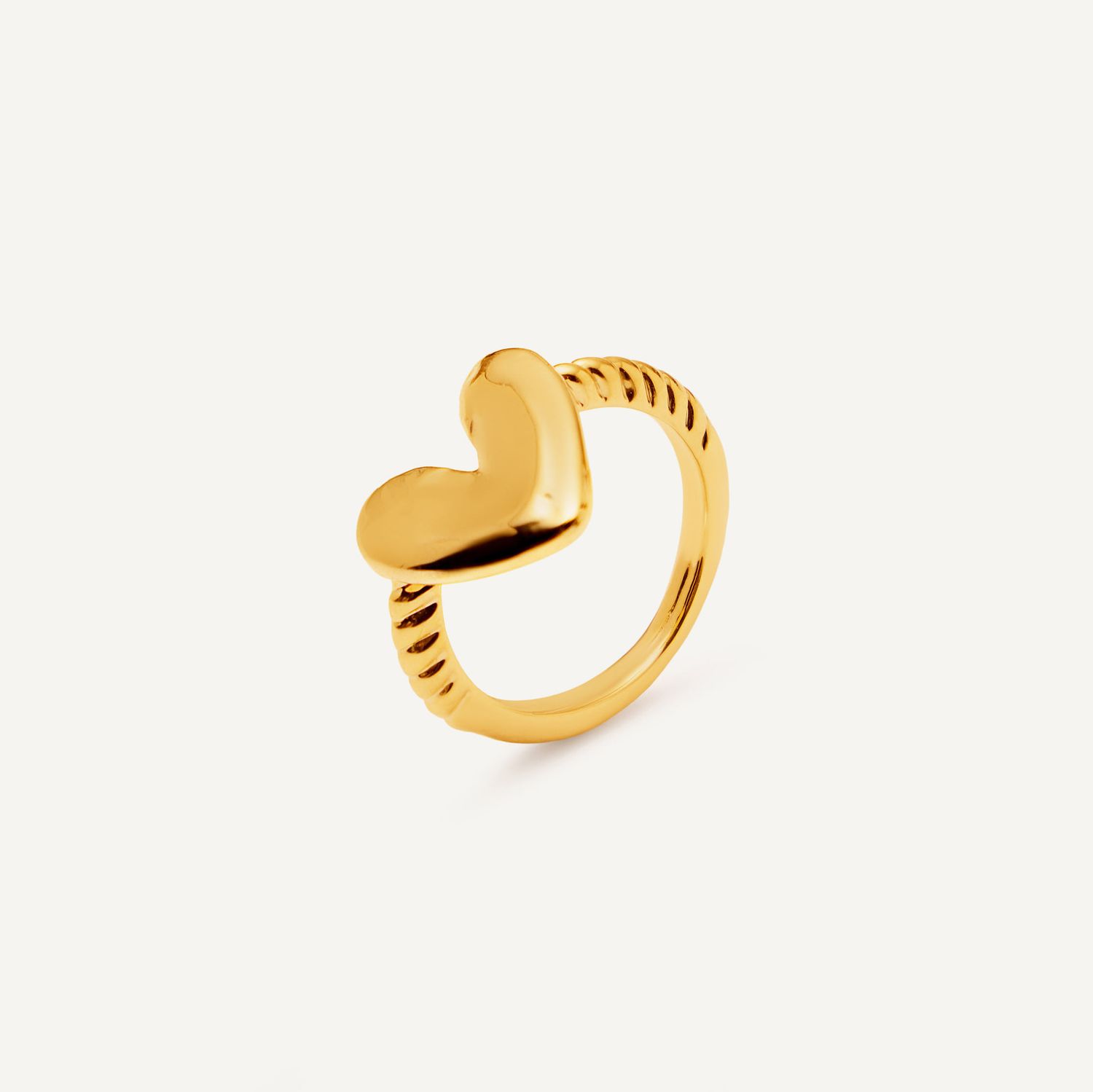 Кольцо Hearty Heart Ring - Gold