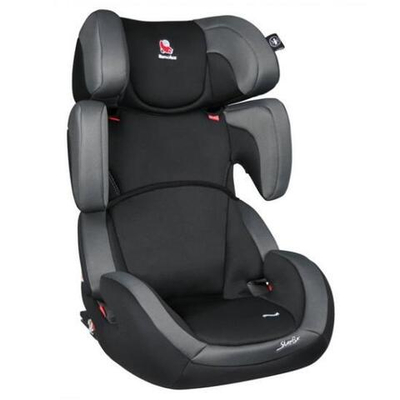Детское автокресло Renolux StepFix с ISOFIX гр. 2/3 (Чёрный/серый)