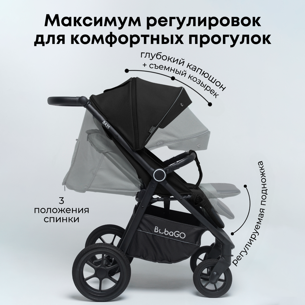 Прогулочная коляска BubaGO Bass