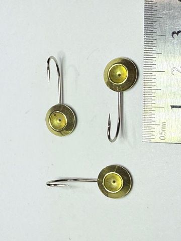 Мормышка Mustad тип 304 цв: латунь (1,9гр. d-10мм)