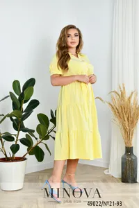 Платье 21-93-желтый Minova
