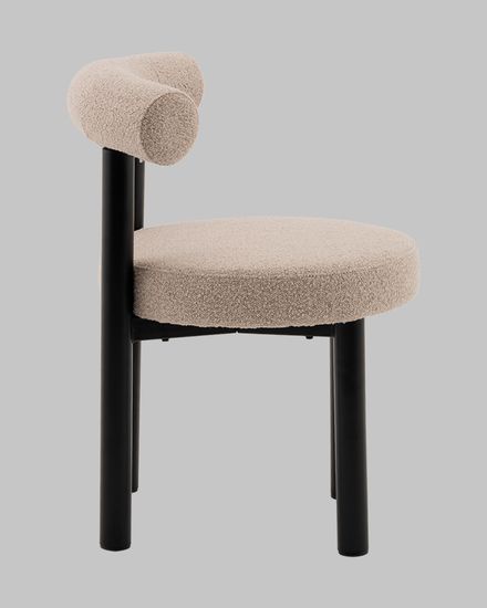 Стул обеденный Tomo бежевый букле