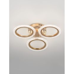 Светильник потолочный светодиодный Rivoli Evlalia 6178-703 LED 42Вт 3000-6000К с пультом | Rivoli