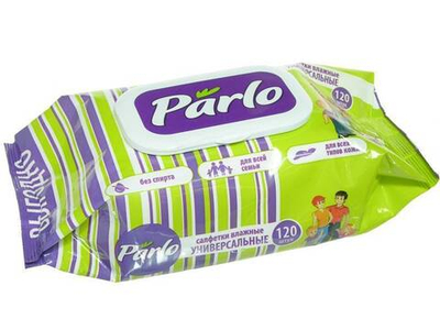 Салфетки влажные универсальные для всей семьи 120шт PARLO