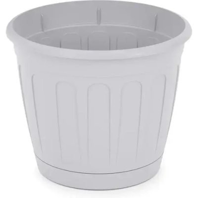 Горшок цв. Дионис 1,6л (серый) (комплект 32 шт)