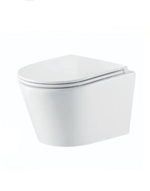 Унитаз подвесной, сиденье s/close Nofer Nantes 515x355мм 23013 белый