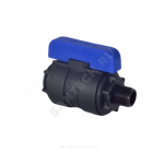 Кран шаровой компрессионный ПЭ Ду 26 1"x3/4" НР/ВР Ру16 VALFEX 1210012100034