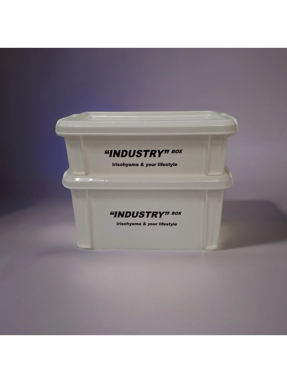 Контейнер IRIS для хранения, с крышкой, 20,5х34,5х16,5 см. белый