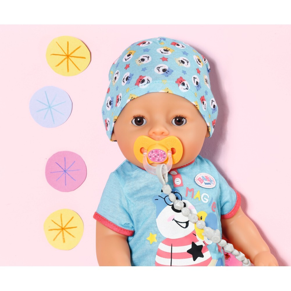 BABY born -/ Оранжевая соска на цепочке/ Для куклы 43 см/ 832486 B