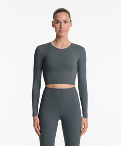 Oysho Футболка с длинным рукавом Comfortlux, масляно-синий