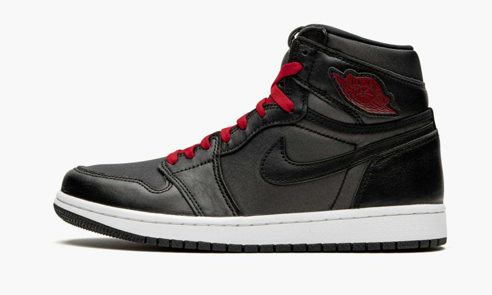 Air Jordan 1 High Retro "Black Satin / Gym Red"