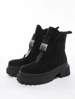 Зимние ботинки на высокой платформе