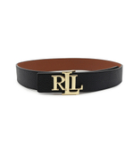 Двухсторонний кожаный ремень LAUREN RALPH LAUREN - черный(412912040)