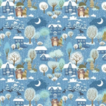 Бумага упаковочная 50х70 см «Зимняя история» (1 лист)