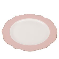 Набор тарелок 6 шт "Pink" d=27/21,5см/19см (фарфор) (подарочная упаковка)