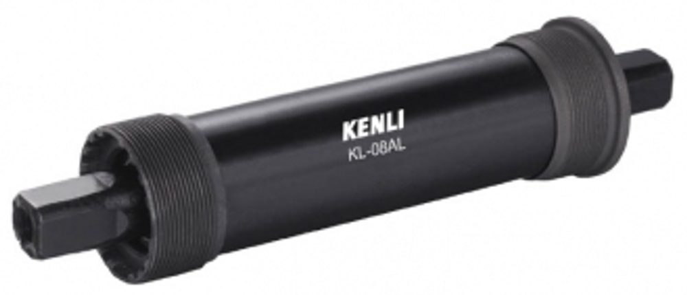 Каретка для FAT под квадрат 100x159.5мм, чашки сталь, резьба 1.37"х24Т R/L, инд уп.KL-08AL