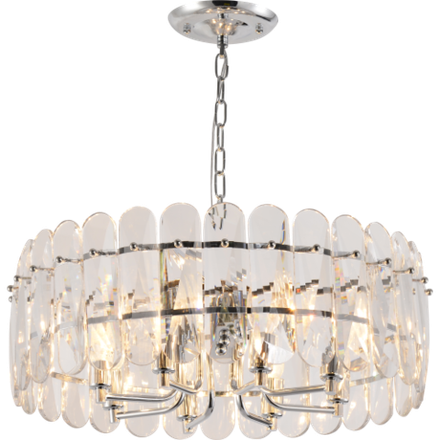 Люстра Rivoli   1045-308 8 х Е14 40 Вт хрусталь