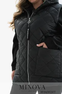 Костюм 2477-черный Minova