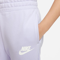 Штаны для девочки теннисные Nike Sportswear Club French Terry High Waist Pant - oxygen purple/white