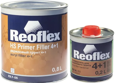 Reoflex Грунт акриловый 4+1 (0,8+0,2л) серый