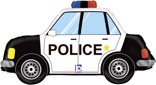 Gr (34''/86 см) Фигура, Полицейская машина, 1 шт.