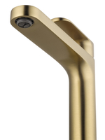 Смеситель для раковины высокий WONZON & WOGHAND, Брашированное золото (WW-H1034-BG)