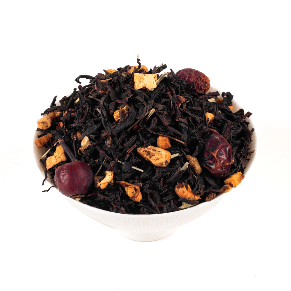 7785D Чай черный ароматизированный БАЗОВАЯ коллекция "Яблочный"