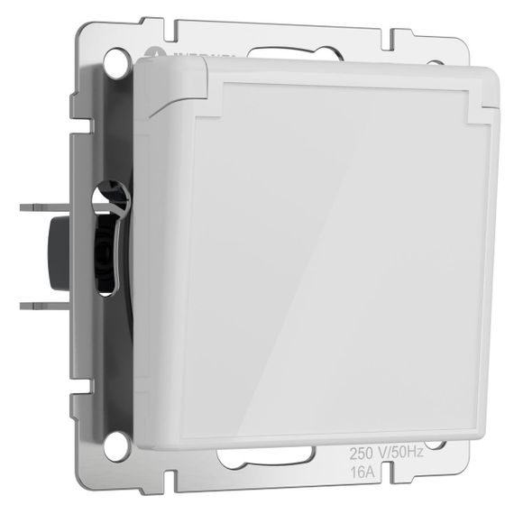 Розетка Werkel с заземлением, с защит. крышкой и шторками W1171241 4690389197338