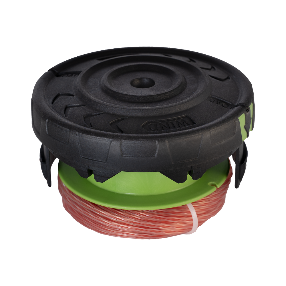 Катушка триммерная c леской, крышкой и пружиной для триммеров Greenworks 82V, (2949807)