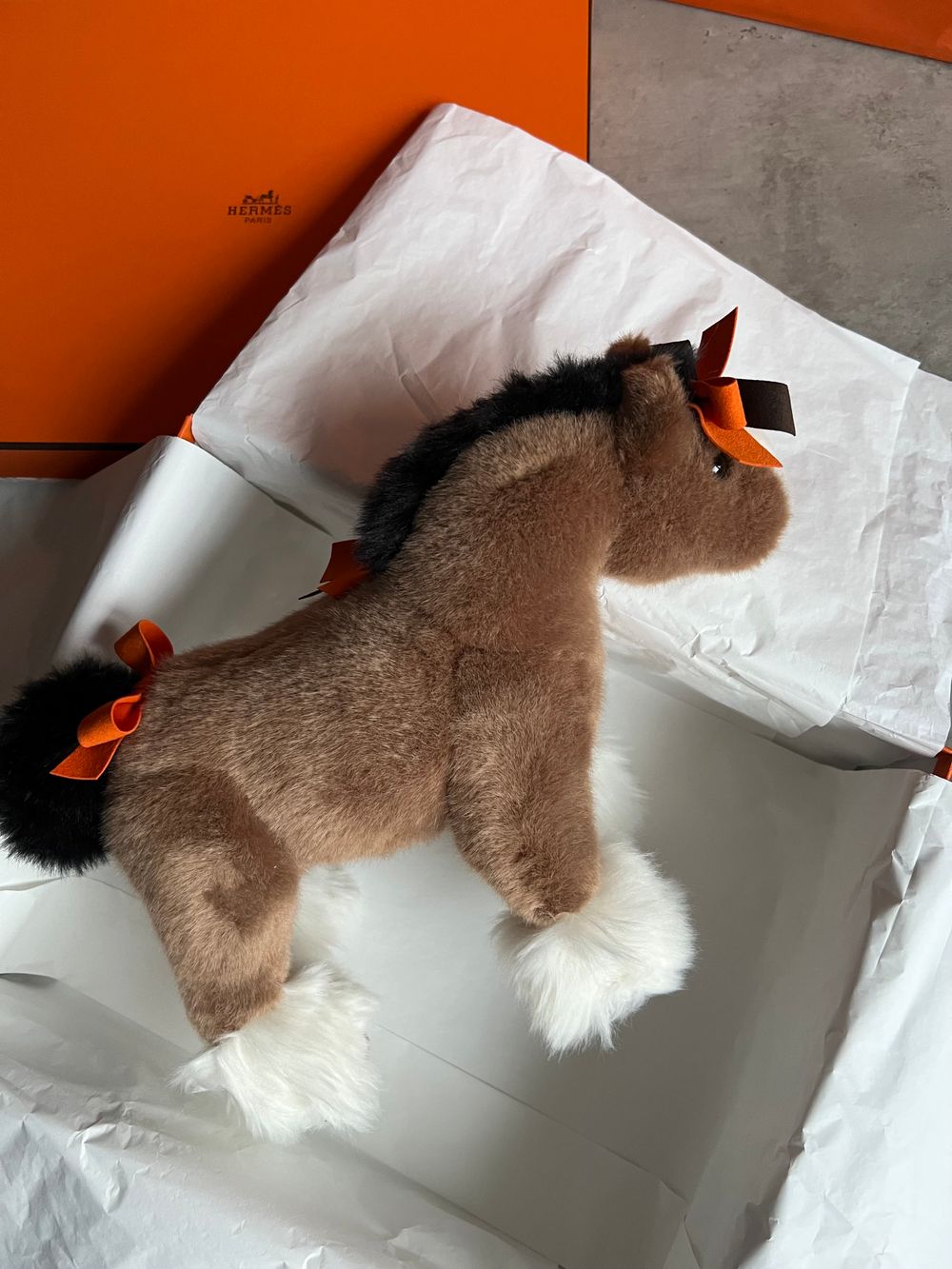 Новая игрушка Hermes, лошадь