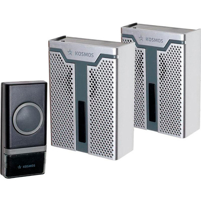 Звонок электрический Космос AG520C1 беспроводной, 150м., 32 мелод., с двумя приемниками