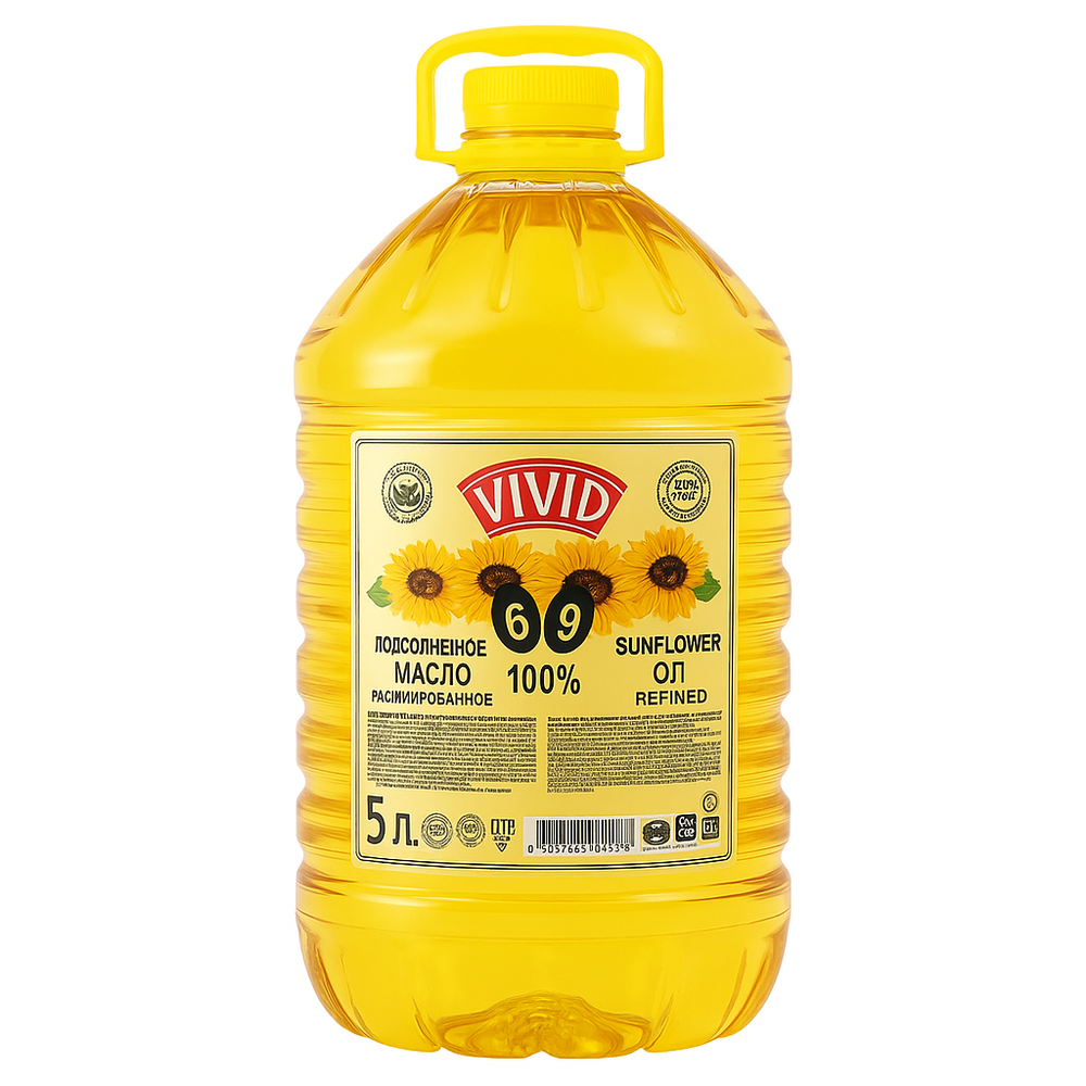 Масло подсолнечное VIVID 5 л