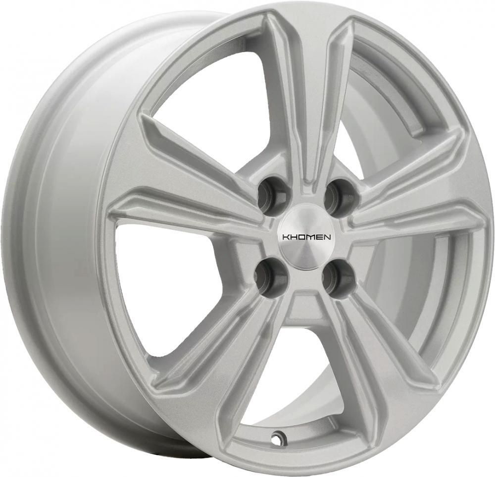 Khomen 1502 6x15 4x100 ET 46 Dia 54.1 (silver)