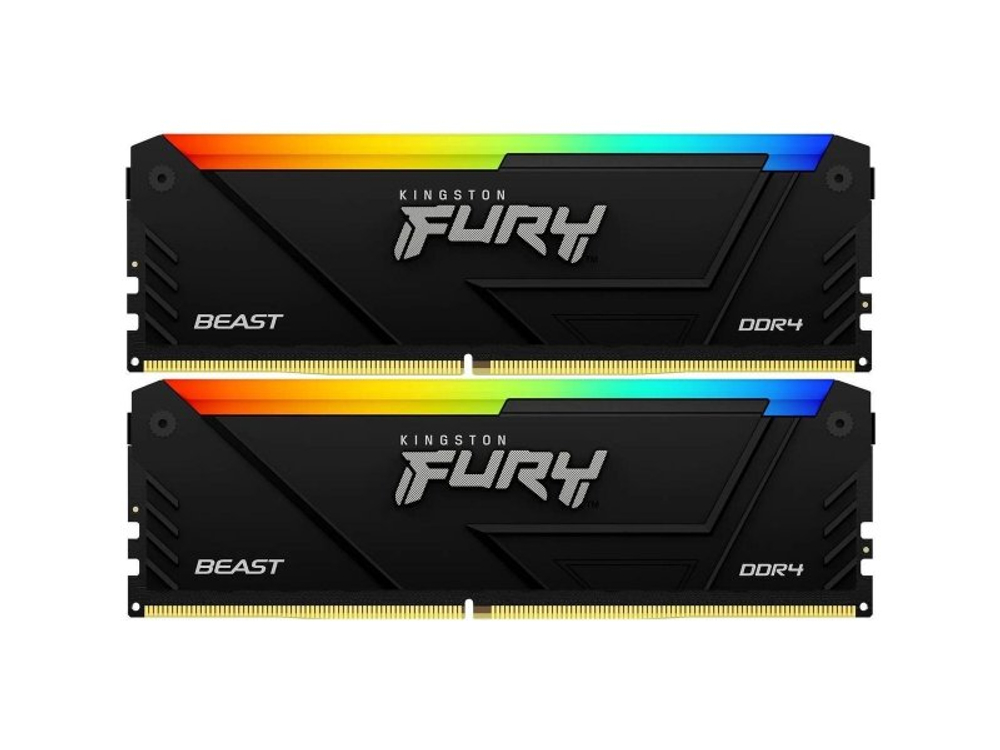 Оперативная память Kingston KF432C16BB12AK2/32WP, DDR4 2х 32ГБ 3200 МГц, DIMM, RTL