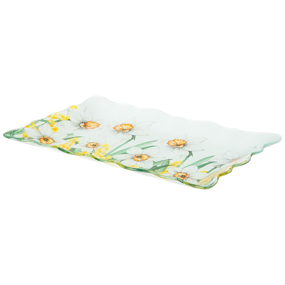 БЛЮДО ДЛЯ СЕРВИРОВКИ КОЛЛЕКЦИЯ "HAPPY DAY" 25*16*2 СМ МАЛ.УП.=6ШТ (МИН. ПАРТИЯ)