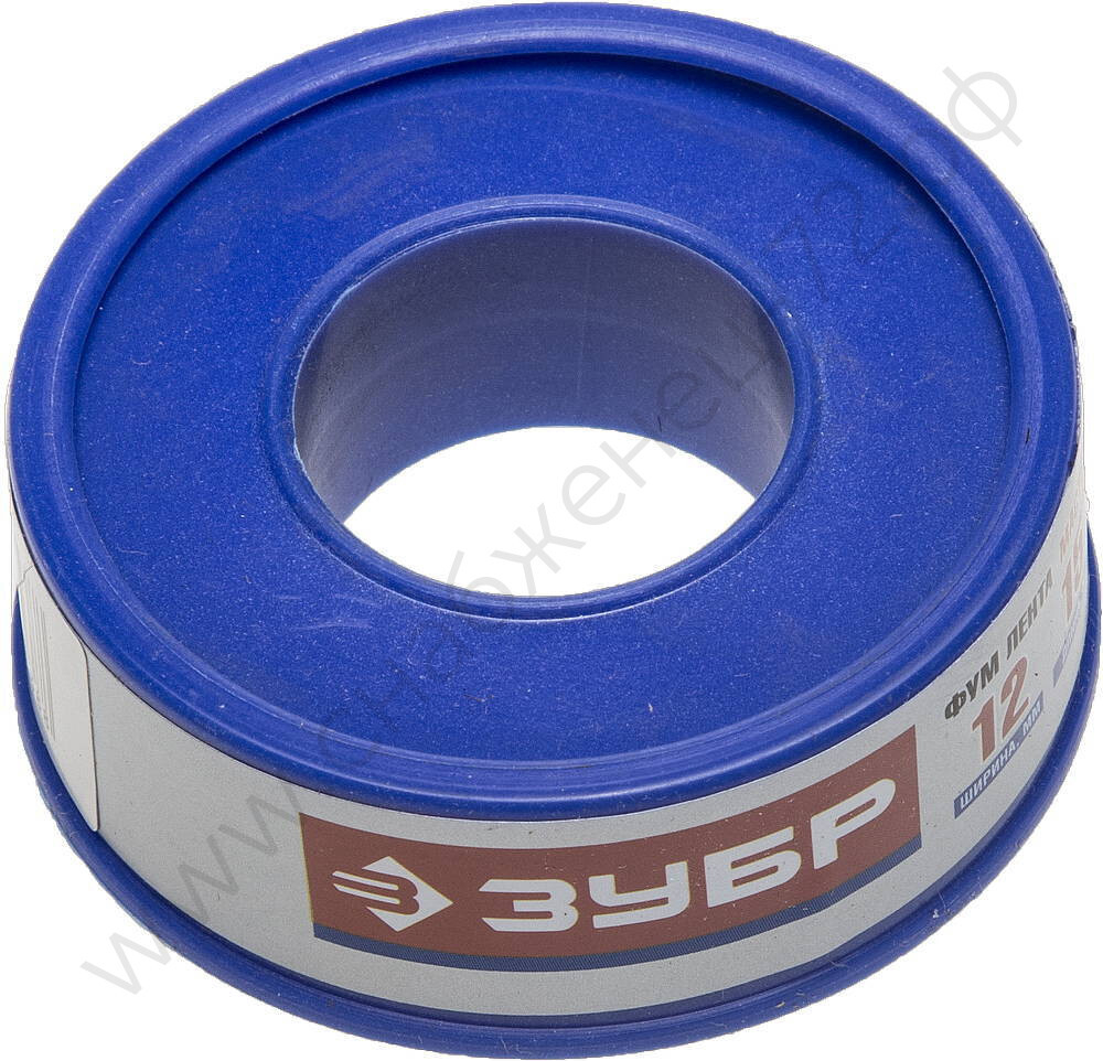 ЗУБР 0,1 мм х 12 мм х 15 м, 0,16 г/см3, Фум лента (12373-12-016)