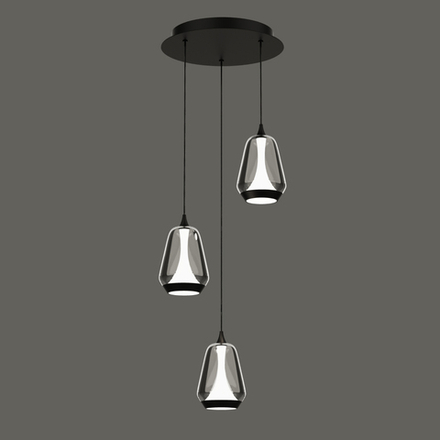 Подвесной светильник MD24001011-3A black/smoky