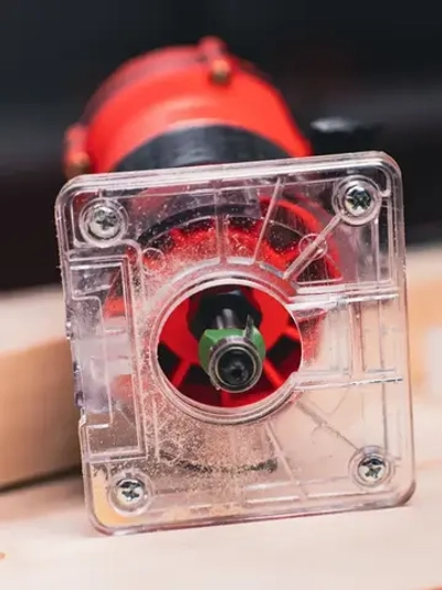 Фрезер по дереву кромочный с цангами 6 мм и 8 мм электрофрезер ручной