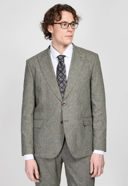 Мужской костюм двойка (серый) В76