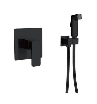 113551-C Комплект скрыт. монтажа для биде квадрат. (ЧЕРНЫЙ) ViEiR  (10/1шт)