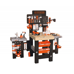 Smoby - Мега мастерская Black &amp; Decker с зоной маляра и сантехника + 100 аксессуаров 360726