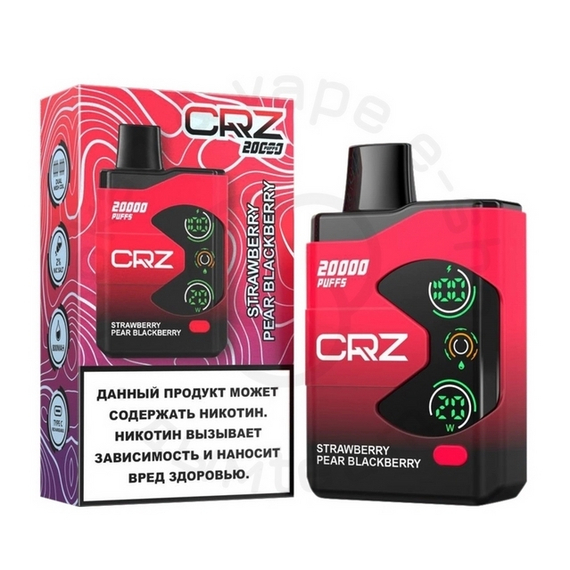Одноразовая ЭС CRZ 20 000 &quot;Клубника груша ежевика&quot; (Strawberry pear blackberry) (M)