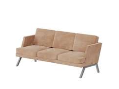 Алдо Диван трёхместный ALD-03L Timless 020/Металл Серый 2010*875*890