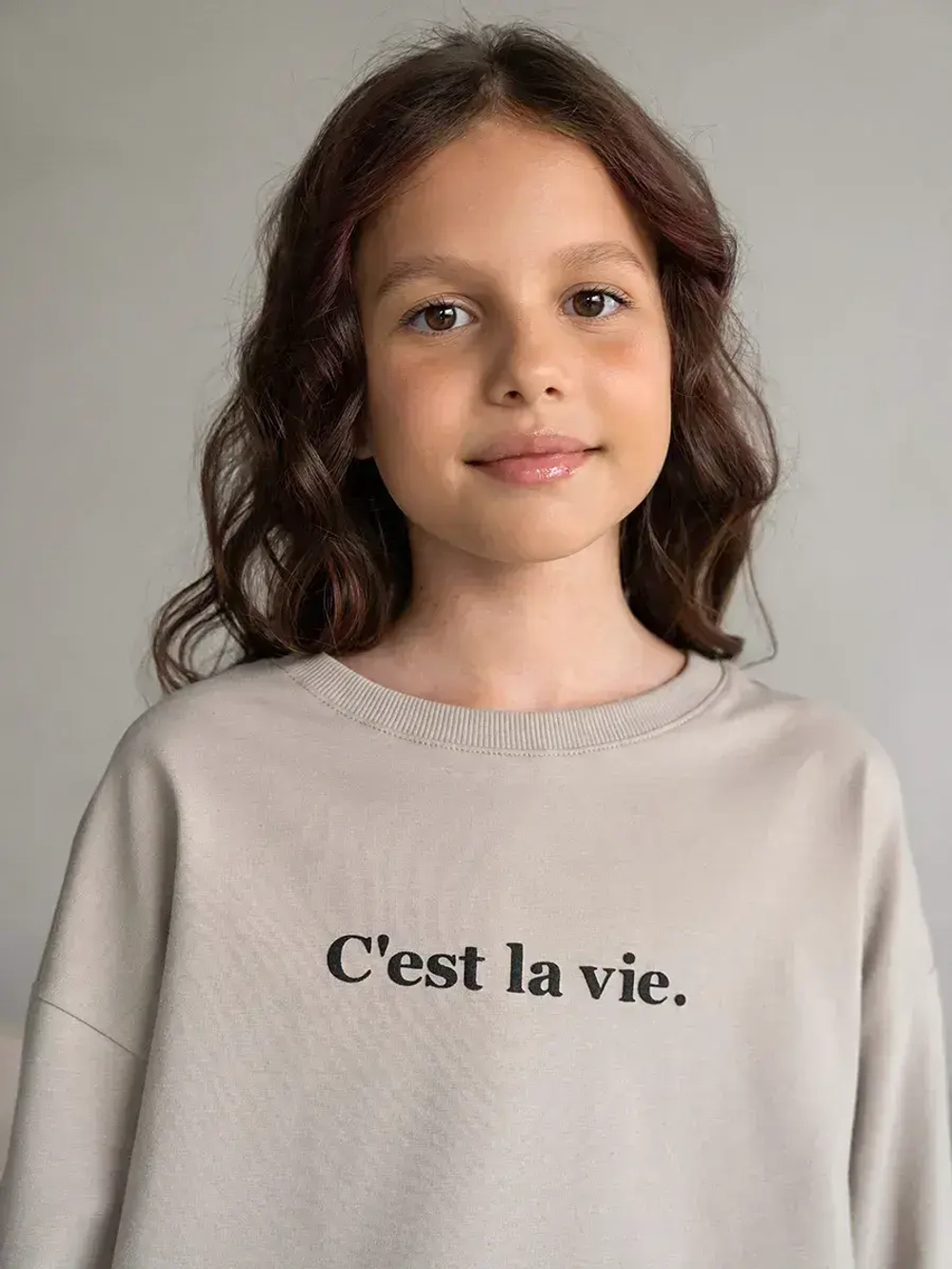 Летний костюм для девочки, лонгслив и юбка