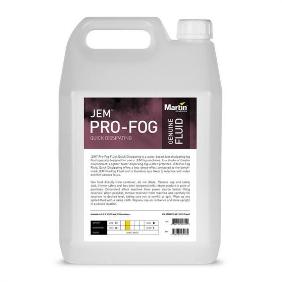 MARTIN JEM Pro-Fog Fluid Extra Quick Dissipating