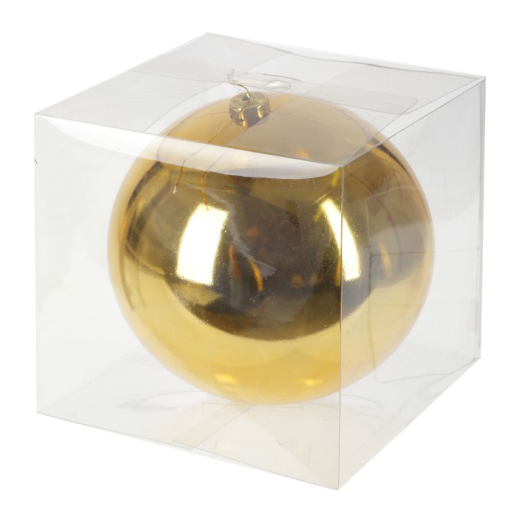 GAEM Украшение новогоднее Шар "Золотое сияние", D20 см, L20 W20 H20 см