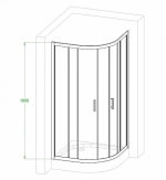 Душевой уголок Royal Bath RB100HK-T 100х100 прозрачный