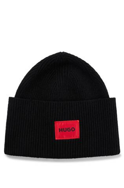 Хлопковая шапка Xaff 6 HUGO - черный(50496011)